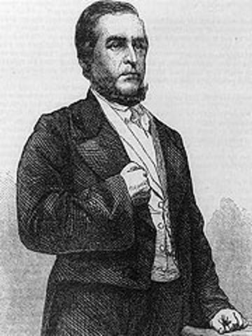 Juan Rafael Mora leads a fight