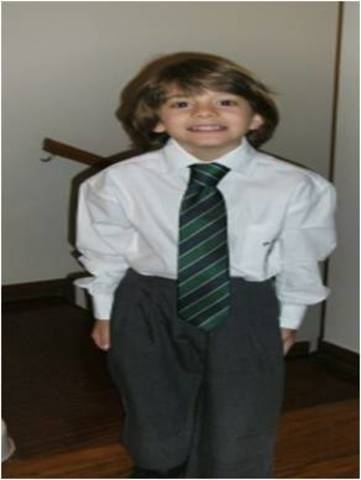 Arrumado para ir pra escola (Lorenzo)