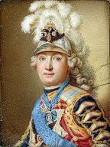 Catherine's son Alexei Grigoryvich was born in April 10, 1762