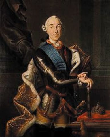 Peter III dies on July 6, 1762