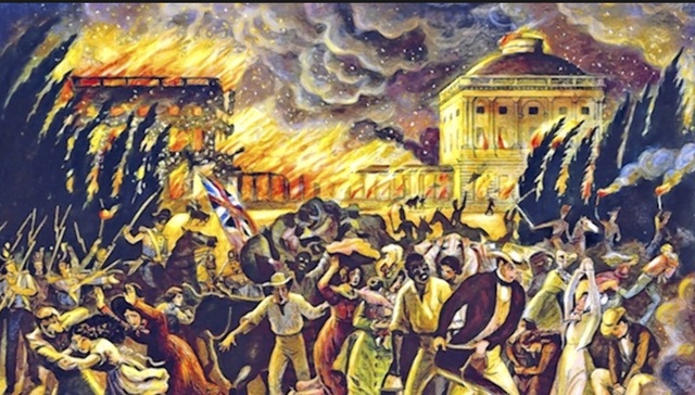 Britain burning Washington DC