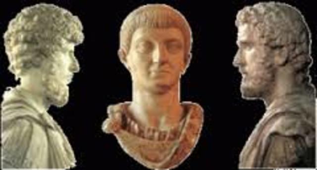 Comienzao del reinado de el emperador Justiniano.