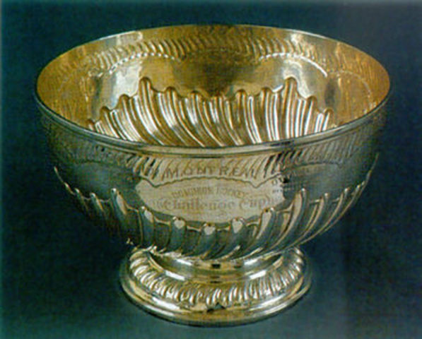 First Stanley Cup Awarded