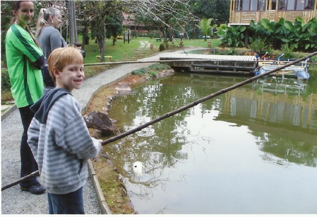 Quando Arthur aprendeu a pescar