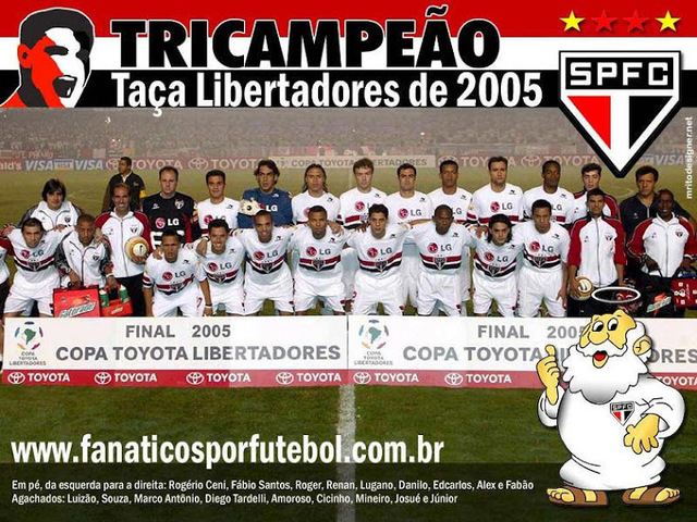 ian-São Paulo vencedor da copa libertadores