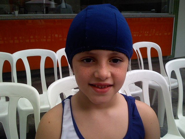 Competição de natação - Giulia