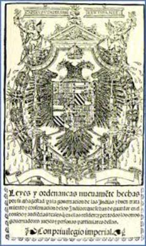 Se publican las "Leyes Nuevas"
