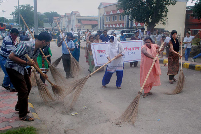 Big Thinker: As Prime Minister He Launches Swachh Bharat Abhiyaan-Cleanliness Drive
