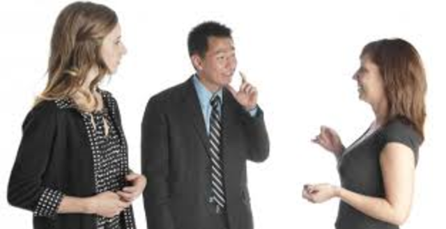 Maya translates for the pricipal to her father