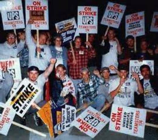 UPS workers strike