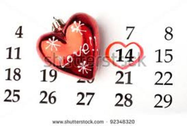 My first Valentines day.