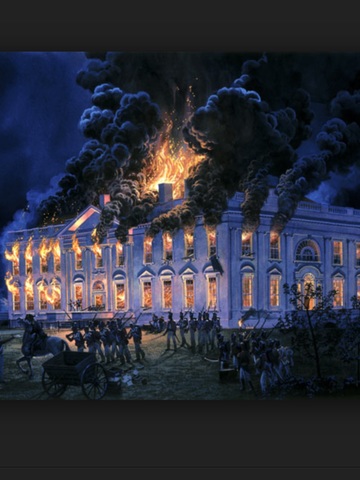 British attack Washington and burn down the Capitol