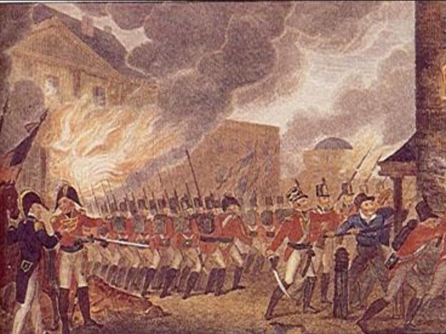 British attack Baltimore