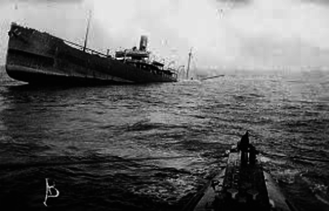 RMS Lusitania is Torpedoed