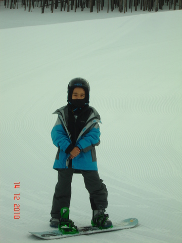 Primeira vez que andei de snowboard-André Leal