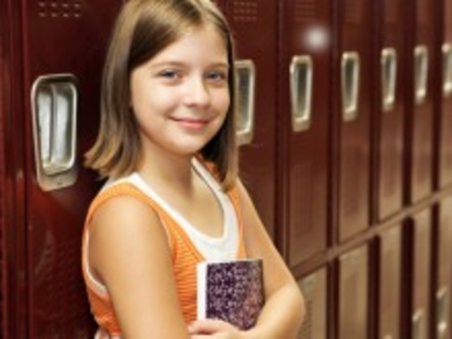 Asistí a la escuela mediana.