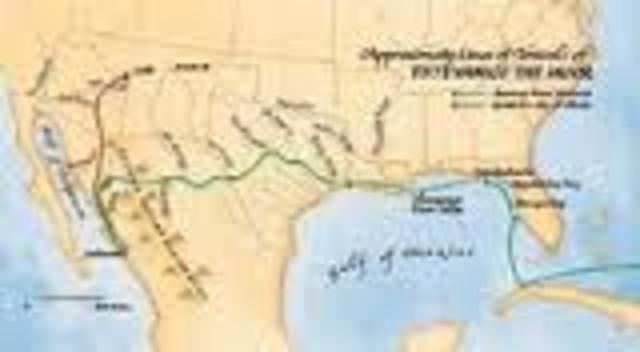 Fray Marcos and Esteban Journey