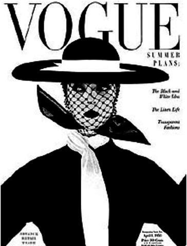 Shot First Black & White Vogue Cover