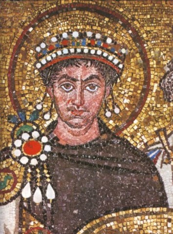 Justinian's reign begins