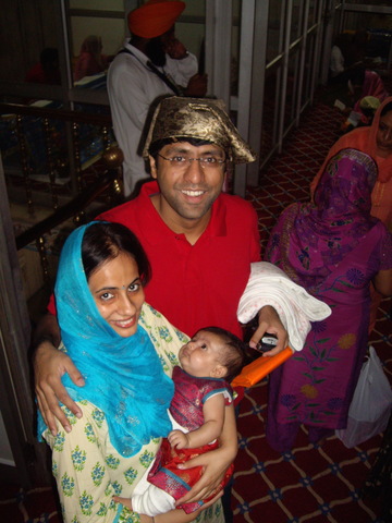 My first visit to the temple