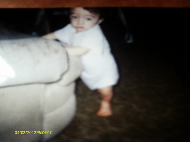 Wyatt stood up on his own.