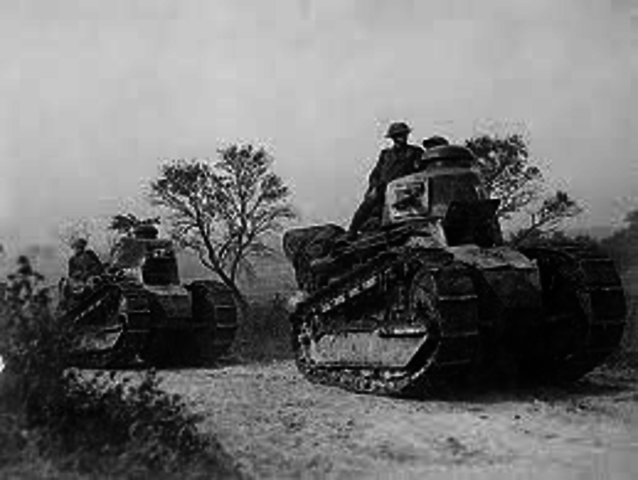 Tanks Used in Battle of Flers-Courcelette