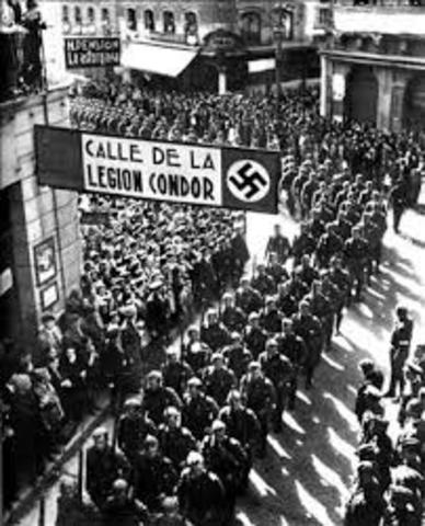 La histórica ciudad vasca de Guernica sufre un brutal bombardeo el día 26 a cargo de la Legión Cóndor.