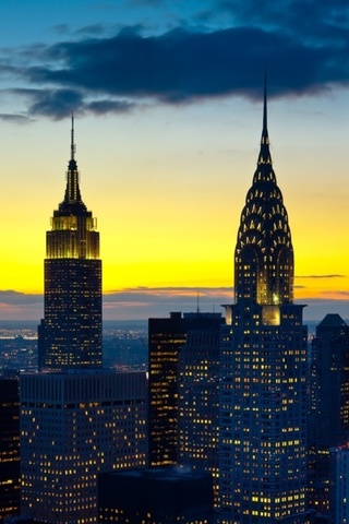 Empire State Building and the Chrysler Building was Complete