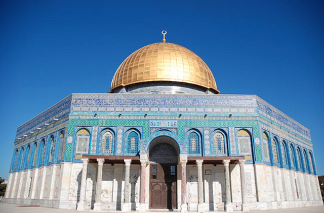 The Dome of the Rock Built