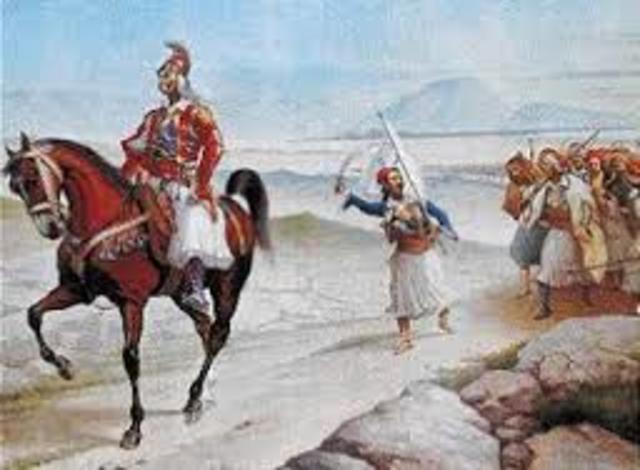 Α΄ Φάση εμφύλιου πολέμου με Κολοκοτρώνη εναντίον Μαυροκορδάτου