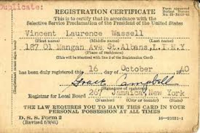 Passage of the Selective Service Act