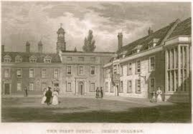 Ingreso en el Christ´s College de Cambridge