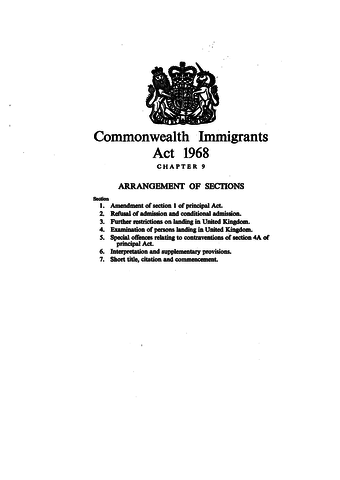Commonwealth Immigration Act