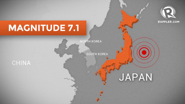 Terremoto grande atinge Japão(Gui)