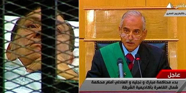 Mubarak Goes on Trial