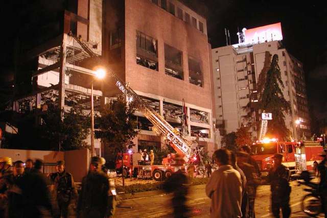 Bomba a el Club el Nogal