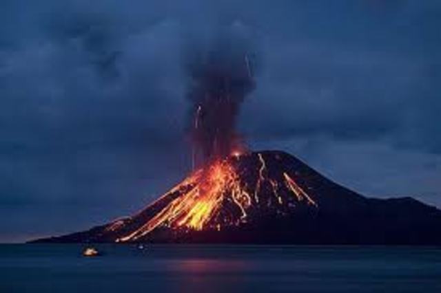o vulcão do monte Nyiragongo