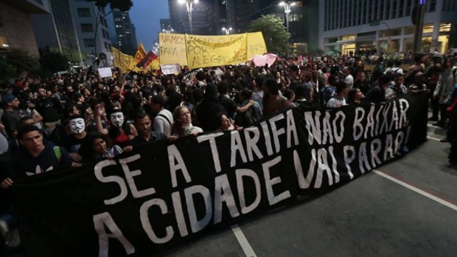 Manisfestação dos 20 centavos