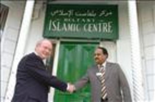 Belfast Islamic Centre supported by First Minister Martin McGuinness.