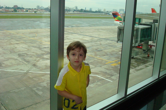 Primeira Viagem de Avião Cristian