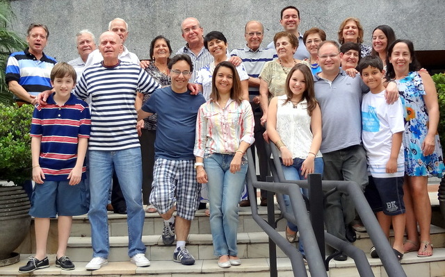 Encontro família Cristian