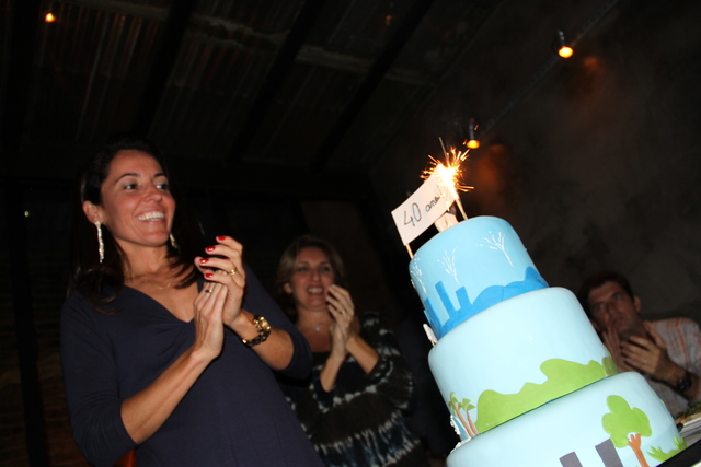 o niver de 40 da mamãe - LUCA