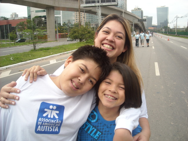 Caminhando em família