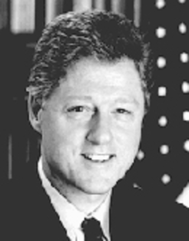 Bill Clinton took office.