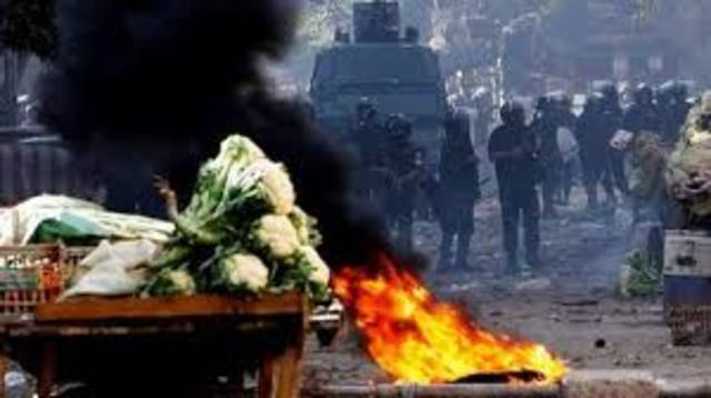 Enfrentamientos por el agotamiento de agua