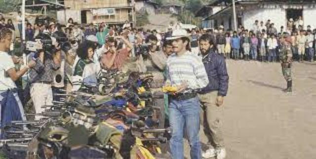 Entrega de armas del M-19