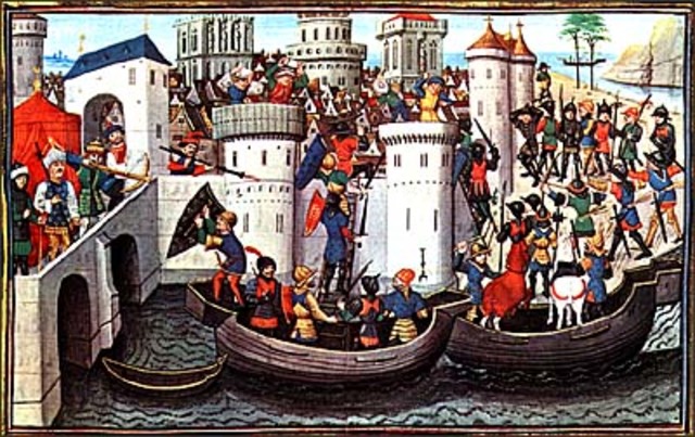 Los àrabes y Constantinopla.