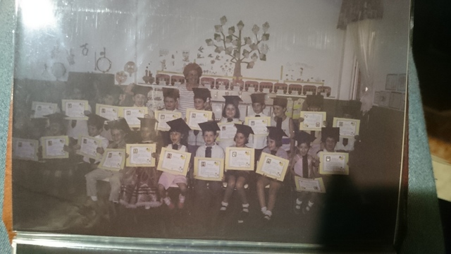 Clase de primaria de graduacion.