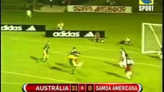 Esportes - maior goleada da história