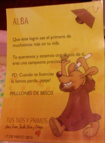 Graduación  de Bachillerato